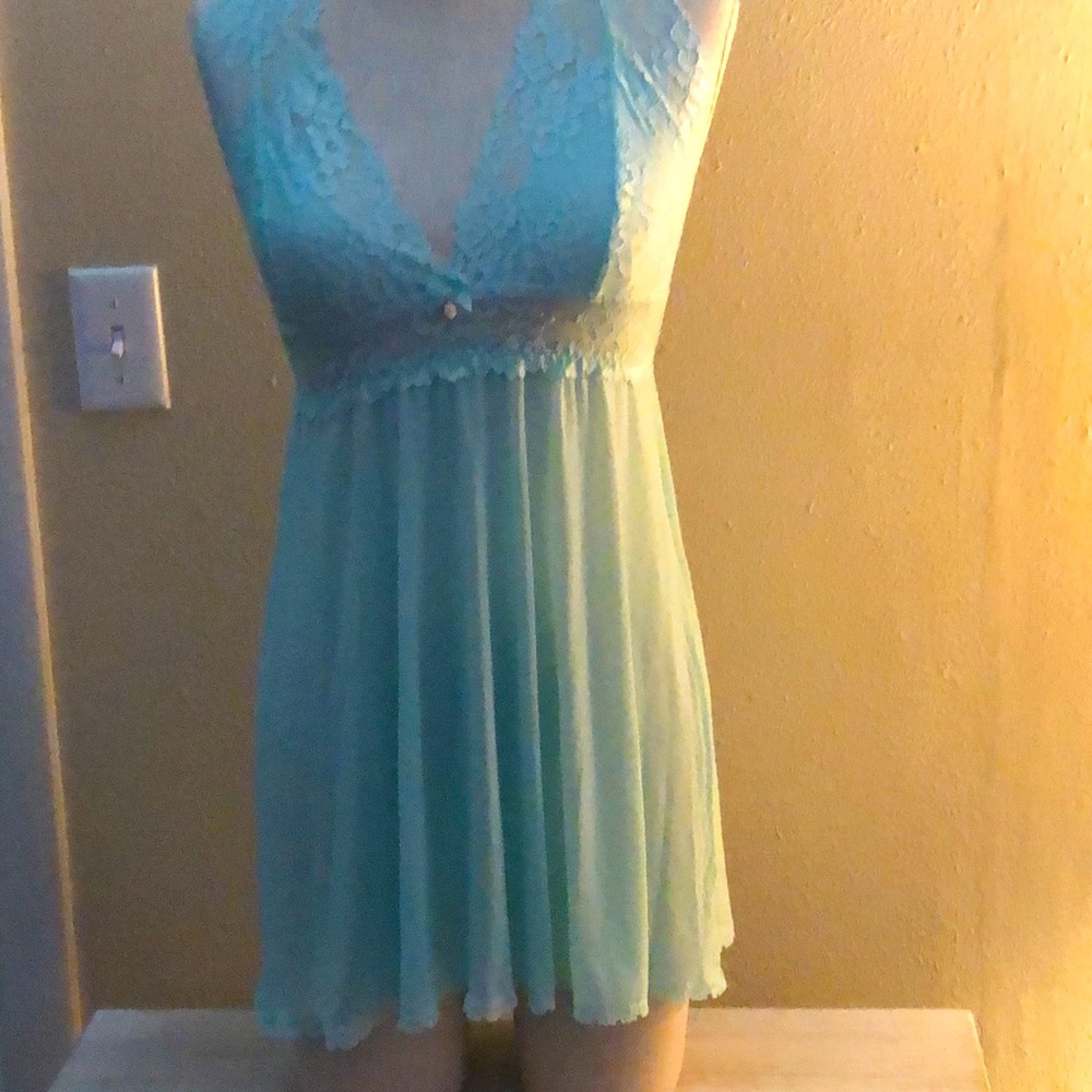 Light blue lingerie